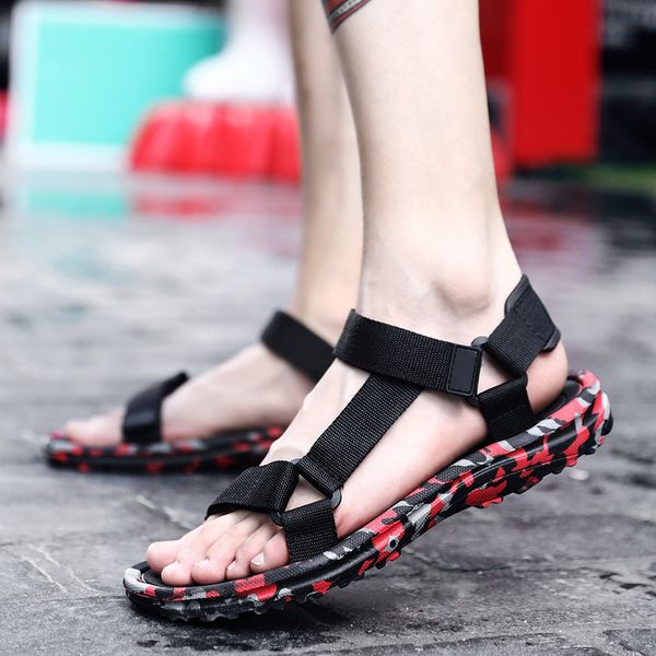 2019 camouflage fisherman beach shoes men gladlator sandals hook loop summer sandals flat shoes men casual flip flops sandalias, Black
2019 camouflage fisherman beach shoes men gladlator sandals hook loop summer sandals flat shoes men casual flip flops sandalias, Black