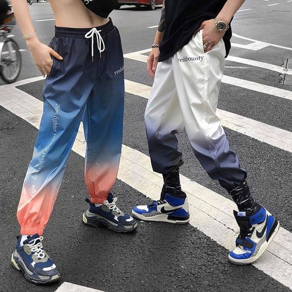 casual pants men korean-style gradient loose men pants hip hop fashion casual summer sports, Black 
casual pants men korean-style gradient loose men pants hip hop fashion casual summer sports, Black