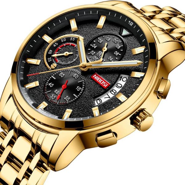 relogio masculino nibosi 2020 new mens watches satch sport waterproof quartz man fashion business clock, Slivery;brown
relogio masculino nibosi 2020 new mens watches satch sport waterproof quartz man fashion business clock, Slivery;brown