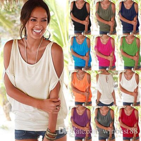 women's cotton summer t shirt bare shoulders batwing-sleeved blouse casual loose t-shirt dhl 11 colors plus size, White
women's cotton summer t shirt bare shoulders batwing-sleeved blouse casual loose t-shirt dhl 11 colors plus size, White