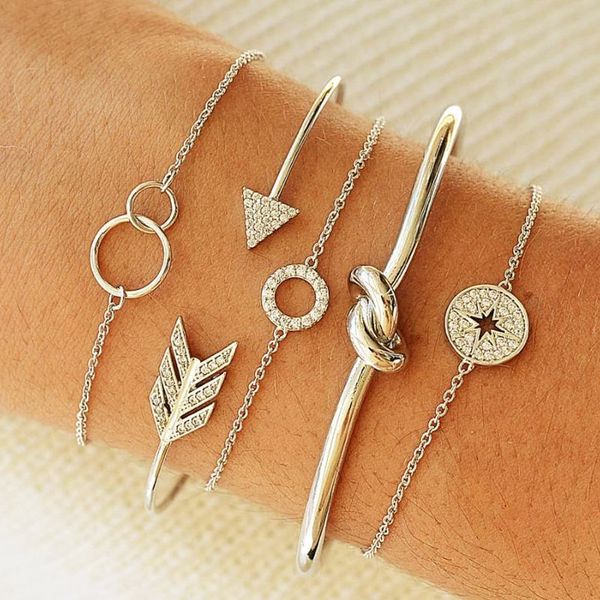bohemian arrow knot compass cuff bangle bracelets women girls rhinestone crystal gold silver bracelets sets jewelry gifts, Golden;silver
bohemian arrow knot compass cuff bangle bracelets women girls rhinestone crystal gold silver bracelets sets jewelry gifts, Golden;silver