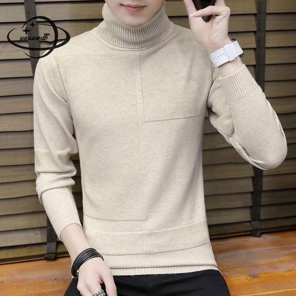 mens sweaters spring autumn female pullovers clothing long sleeve turtleneck spliced tight knitting man clothes h59, White;black
mens sweaters spring autumn female pullovers clothing long sleeve turtleneck spliced tight knitting man clothes h59, White;black