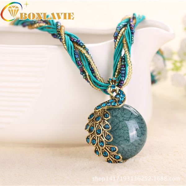 alloy peacock accessories multi color necklace bohemia personality exaggeration fashion necklace dropshipping, Silver
alloy peacock accessories multi color necklace bohemia personality exaggeration fashion necklace dropshipping, Silver