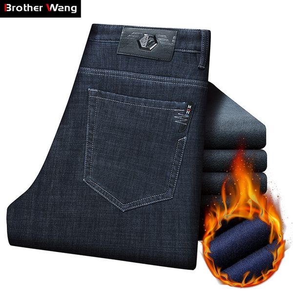 2019 новые мужские зимние теплые джинсы slim fit бизнес-мода флис толстые джинсовые синие черные джинсы брюки мужские брюки бренда, Blue
2019 новые мужские зимние теплые джинсы slim fit бизнес-мода флис толстые джинсовые синие черные джинсы брюки мужские брюки бренда, Blue