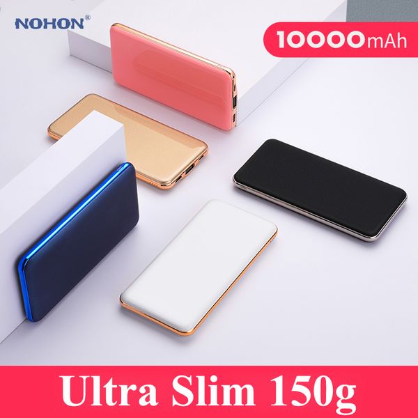 nohon ultra slim power bank 10000mah for iphone 11 x xr huawei xiaomi samsung usb + type-c mini portable charging 150g powerbank
nohon ultra slim power bank 10000mah for iphone 11 x xr huawei xiaomi samsung usb + type-c mini portable charging 150g powerbank