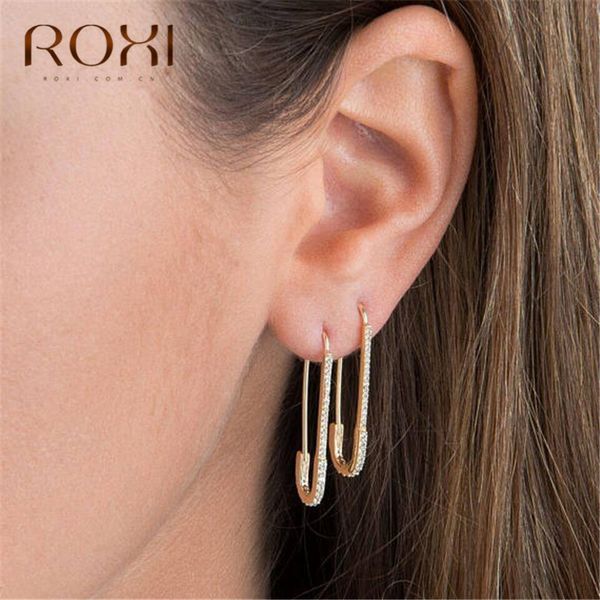 roxi european punk hip hop safety pin stud earrings ear threader fashion jewelry women exquisite zircon earring korean oorbellen, Golden;silver
roxi european punk hip hop safety pin stud earrings ear threader fashion jewelry women exquisite zircon earring korean oorbellen, Golden;silver