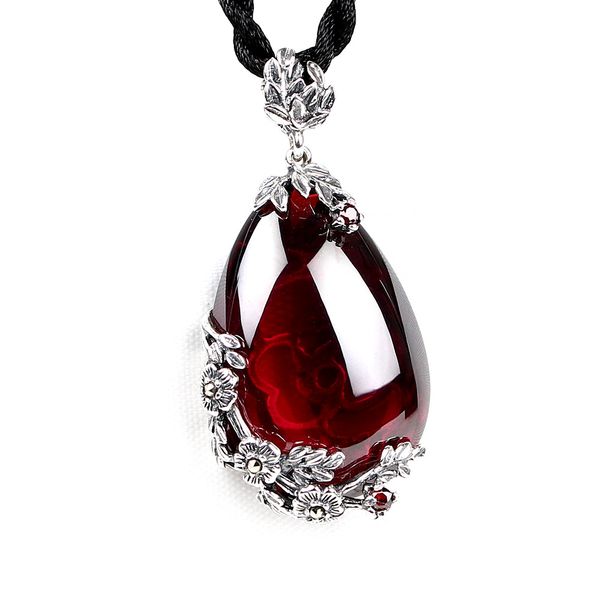 925 pendant thai silver garnet not include necklace inlaid female retro red garnet drop pendant national wind silver silverware gift
925 pendant thai silver garnet not include necklace inlaid female retro red garnet drop pendant national wind silver silverware gift