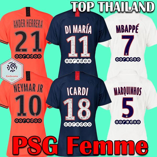 19 20 PSG Soccer Jersey women girl 2019 2020 MBAPPE ICARDI MARQUINHOS Femme Paris Jersey shirt sets
19 20 PSG Soccer Jersey women girl 2019 2020 MBAPPE ICARDI MARQUINHOS Femme Paris Jersey shirt sets