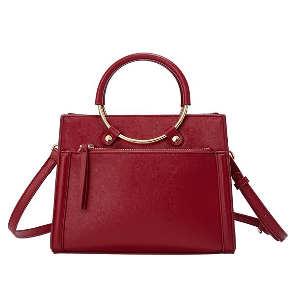 women small tote in smooth nappa leather leather shoulder bag cassic crossbody with ring handle
women small tote in smooth nappa leather leather shoulder bag cassic crossbody with ring handle