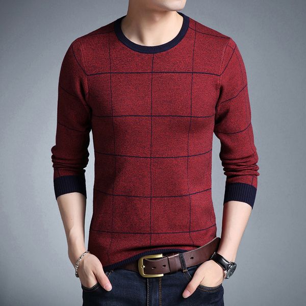pevsn autumn winter men sweater casual o-neck plaid turtleneck shirt sweaters men's slim fit knitted pullovers brand clothing, White;black
pevsn autumn winter men sweater casual o-neck plaid turtleneck shirt sweaters men's slim fit knitted pullovers brand clothing, White;black
