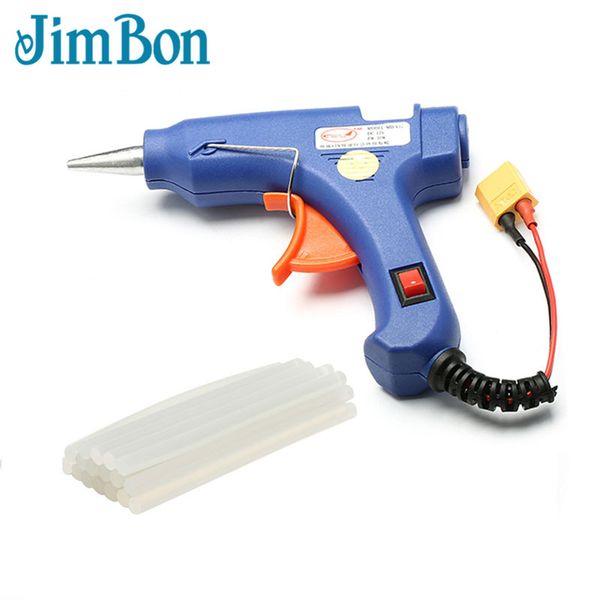 jimbon 30w melt glue gun with xt60 plug for rc models outfield 3s 12v heater heating wax 7mm glue stick diy hand tools
jimbon 30w melt glue gun with xt60 plug for rc models outfield 3s 12v heater heating wax 7mm glue stick diy hand tools