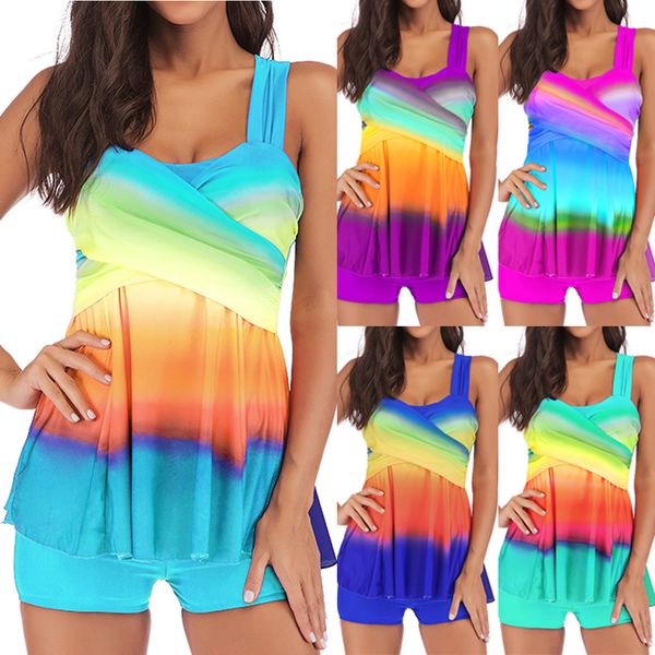 women tankinis 2019 swimwear plus size s-5xl women bikinis mujer colorful tankini mid waist push up swimsuit beach bikini set, White;black
women tankinis 2019 swimwear plus size s-5xl women bikinis mujer colorful tankini mid waist push up swimsuit beach bikini set, White;black