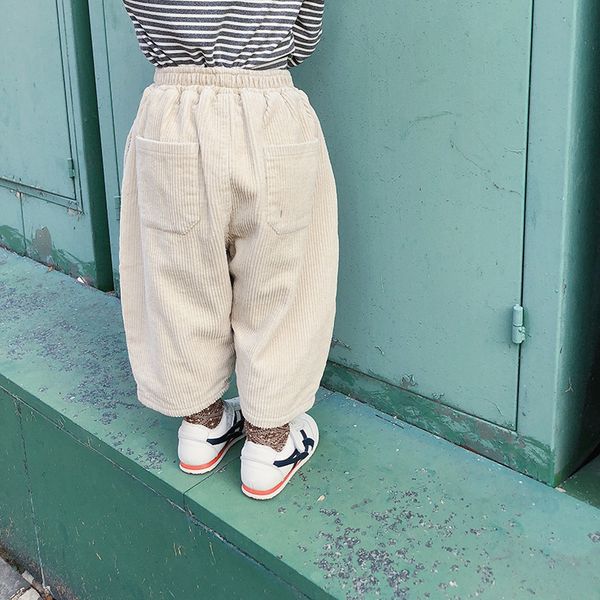 winter kids corduroy pants korean style velvet lining loose trousers baby boys girls thick warm pants, Blue
winter kids corduroy pants korean style velvet lining loose trousers baby boys girls thick warm pants, Blue
