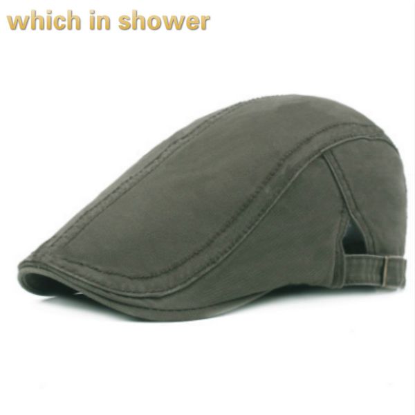 which in shower beret women men cotton blank flat cap outdoor summer female cap adjustable duckbill peaked hat bone, Blue;gray
which in shower beret women men cotton blank flat cap outdoor summer female cap adjustable duckbill peaked hat bone, Blue;gray