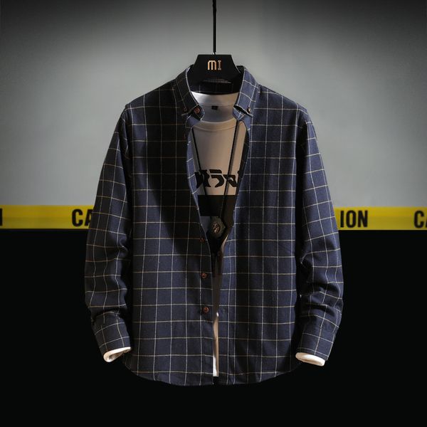 plaid shirt cotton 2020 spring autumn casual long sleeve shirt soft comfort slim fit styles brand man clothes, White;black
plaid shirt cotton 2020 spring autumn casual long sleeve shirt soft comfort slim fit styles brand man clothes, White;black