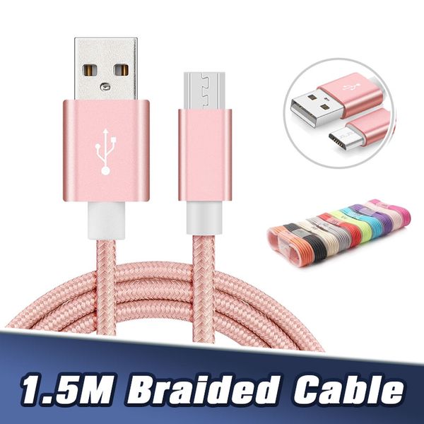 1.5m 5ft braided usb micro charger durable type c cable for samsung huawei smart phones with metal head plug
1.5m 5ft braided usb micro charger durable type c cable for samsung huawei smart phones with metal head plug