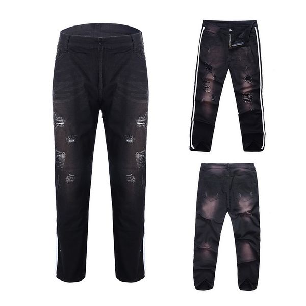 fashion men ripped biker jeans black skinny male motorcycle hole denim jeans straight stretch cowboy dropping streetwear, Blue
fashion men ripped biker jeans black skinny male motorcycle hole denim jeans straight stretch cowboy dropping streetwear, Blue