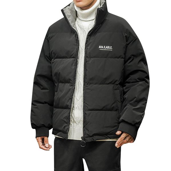 winter coat men pure color cotton thickening men clothes 2019 warm cotton clothing padded coat ropa de invierno para hombre, Black
winter coat men pure color cotton thickening men clothes 2019 warm cotton clothing padded coat ropa de invierno para hombre, Black