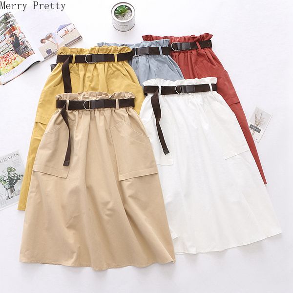 skirts 2021 summer high waist knee length solid pockets pleated casual ladies bottoms trendy female with sashes, Black
skirts 2021 summer high waist knee length solid pockets pleated casual ladies bottoms trendy female with sashes, Black