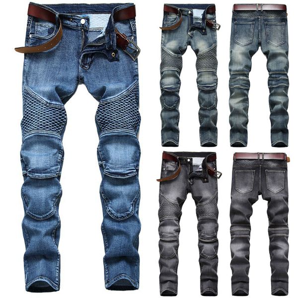 men's jeans fashion men skinny bike stretch pant denim slim fit long, Blue
men's jeans fashion men skinny bike stretch pant denim slim fit long, Blue