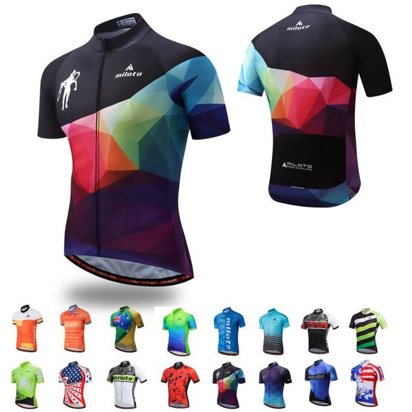 loss promotion miloto men go pro cycling jersey summer breathable bike jersey ciclismo short sleeve mtb, Black;red
loss promotion miloto men go pro cycling jersey summer breathable bike jersey ciclismo short sleeve mtb, Black;red