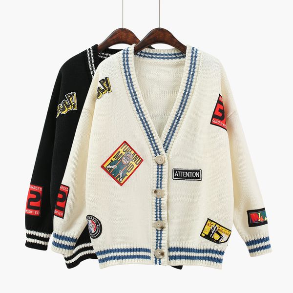 new autumn spring 2019 women sweater cardigans casual warm long design female knitted sweater coat printed cardigan lady, White
new autumn spring 2019 women sweater cardigans casual warm long design female knitted sweater coat printed cardigan lady, White