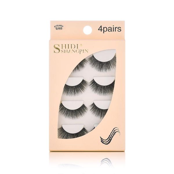 false eyelashes handmade mink hair natural slenderness stereo multi-layer eyelash set 
false eyelashes handmade mink hair natural slenderness stereo multi-layer eyelash set