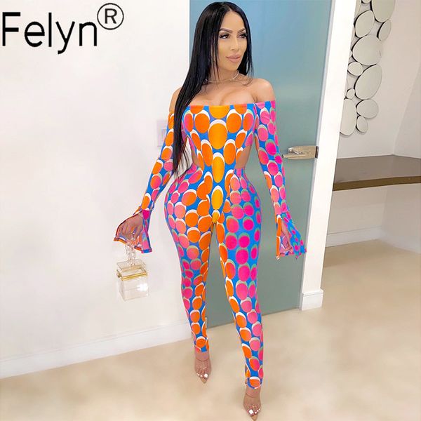 felyn 2020 fashion design two pieces jumpsuits print circle off shoulder thin bodycon rompers, Black;white
felyn 2020 fashion design two pieces jumpsuits print circle off shoulder thin bodycon rompers, Black;white