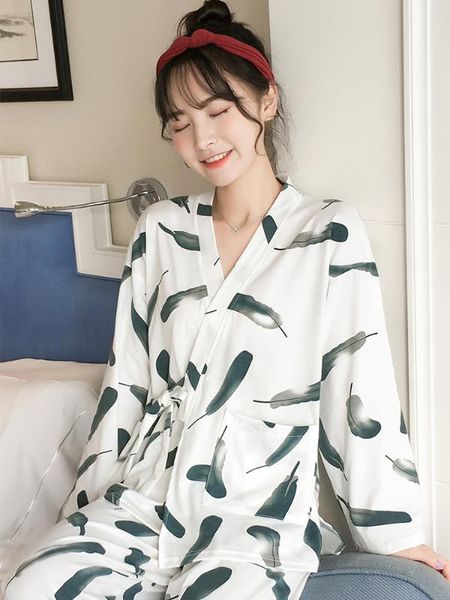 2018 winter long sleeve women pajama sets japan style plus elegant pijamas ladies and pants sleepwear woman clothes, Blue;gray
2018 winter long sleeve women pajama sets japan style plus elegant pijamas ladies and pants sleepwear woman clothes, Blue;gray