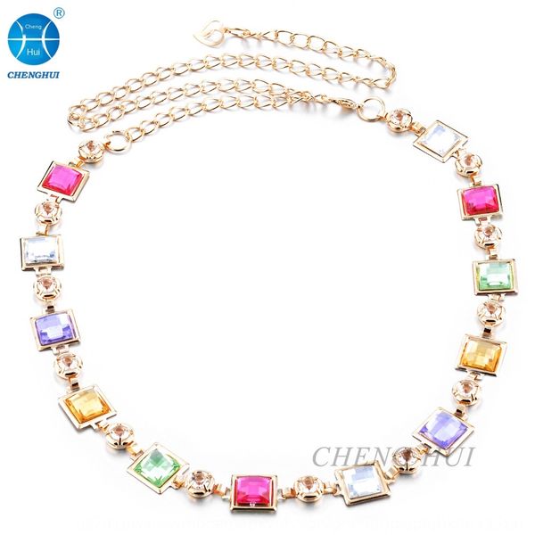 square colored glass diamond women's diamond clothing popular belt belly dancing waist chain waist chain clothing belt bl-665, Black;brown 
square colored glass diamond women's diamond clothing popular belt belly dancing waist chain waist chain clothing belt bl-665, Black;brown