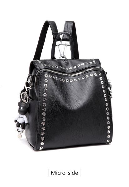 2019 new women leather backpack rivet school bags for teenage girls fashion female bagpack schoolbag sac feminina mochila
2019 new women leather backpack rivet school bags for teenage girls fashion female bagpack schoolbag sac feminina mochila
