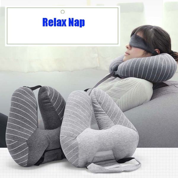 

u-shaped neck pillows foam particle travel pillow car neck supporter body cushion headrest office nap deskpad nackenkissen
