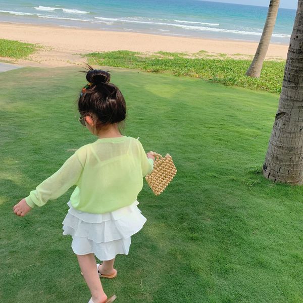 jtqtq jun qier summer 2020 children's knitted sweater sunscreen clothes ice silk cardigan solid color air-conditioned shirt thin knitwe, Blue
jtqtq jun qier summer 2020 children's knitted sweater sunscreen clothes ice silk cardigan solid color air-conditioned shirt thin knitwe, Blue