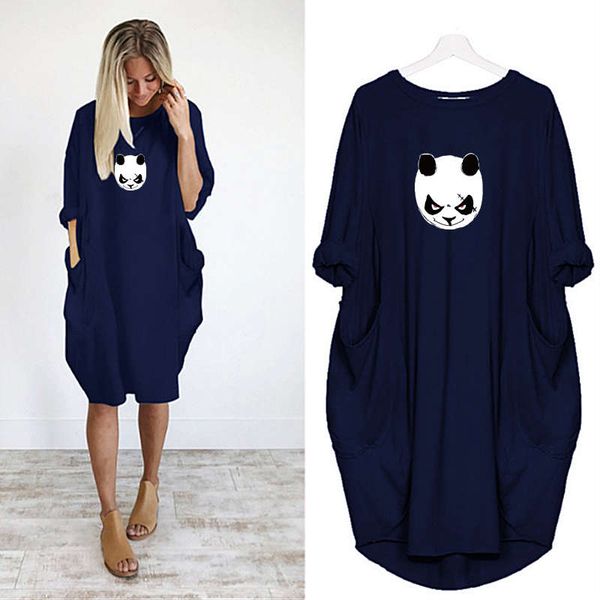 fashion women designer t shirts dreeses with pockets women printed dresses dress with six colors s/s clothing size s-5xl, Black;gray
fashion women designer t shirts dreeses with pockets women printed dresses dress with six colors s/s clothing size s-5xl, Black;gray