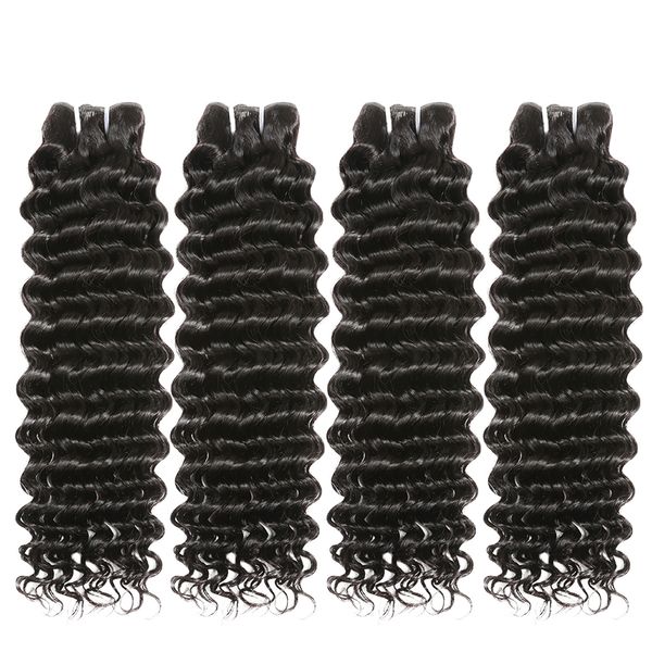 4pcs/lot 8a grade deep wave bundles brazilian weave human hair 8- 28 30 inch unprocessed virgin hair bundles extensions, Black
4pcs/lot 8a grade deep wave bundles brazilian weave human hair 8- 28 30 inch unprocessed virgin hair bundles extensions, Black
