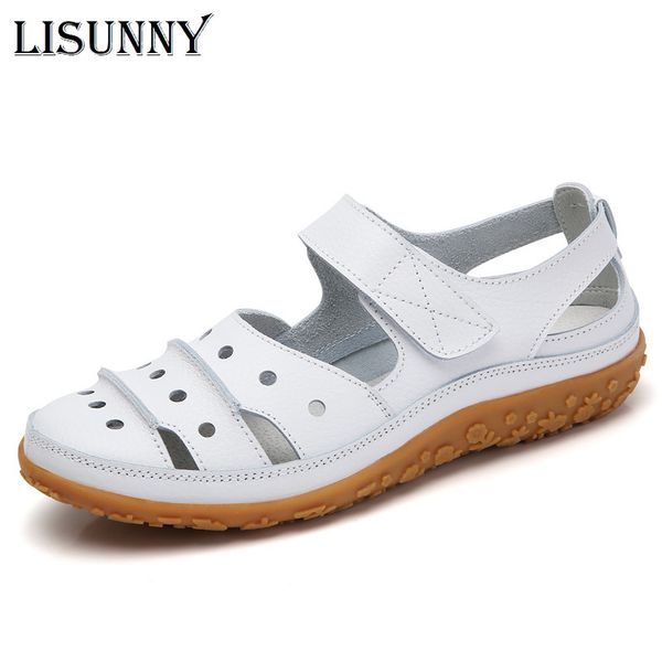 lisunny 2020 summer women sandals breathable leather shoes handmade sandals mother shoes genuine leather summer size 35-42, Black
lisunny 2020 summer women sandals breathable leather shoes handmade sandals mother shoes genuine leather summer size 35-42, Black