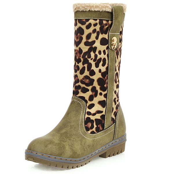 new arrival women ankle boots flock round toe leopard snow boots keep warm winter shoes woman low heels shoes, Black
new arrival women ankle boots flock round toe leopard snow boots keep warm winter shoes woman low heels shoes, Black
