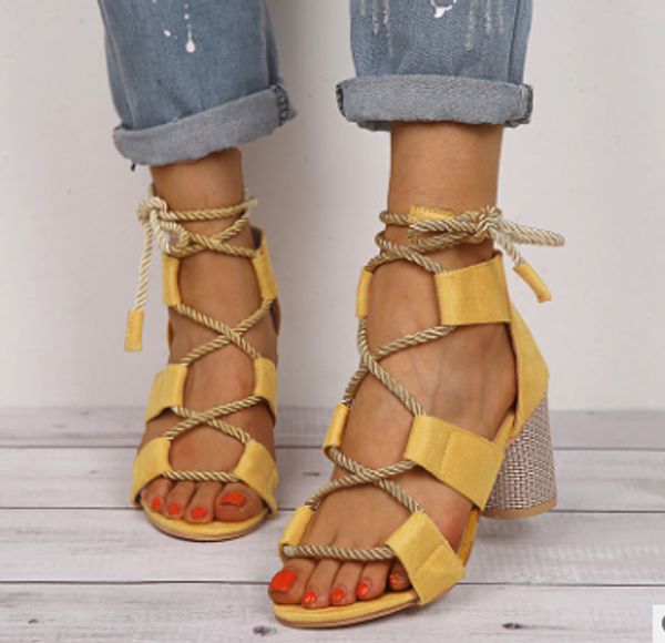 ready to ship 2020 new popular women's shoes color block thick heel lace open toe color sandals selling, Black 
ready to ship 2020 new popular women's shoes color block thick heel lace open toe color sandals selling, Black