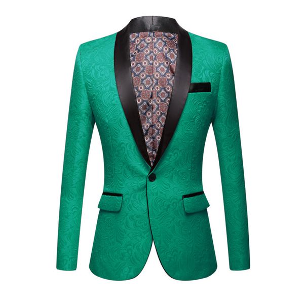 men's suits & blazers 2021 jacquard pink suit jacket fashion slim fit green blazer wedding groomsmen prom party gala show outfit coat, White;black
men's suits & blazers 2021 jacquard pink suit jacket fashion slim fit green blazer wedding groomsmen prom party gala show outfit coat, White;black
