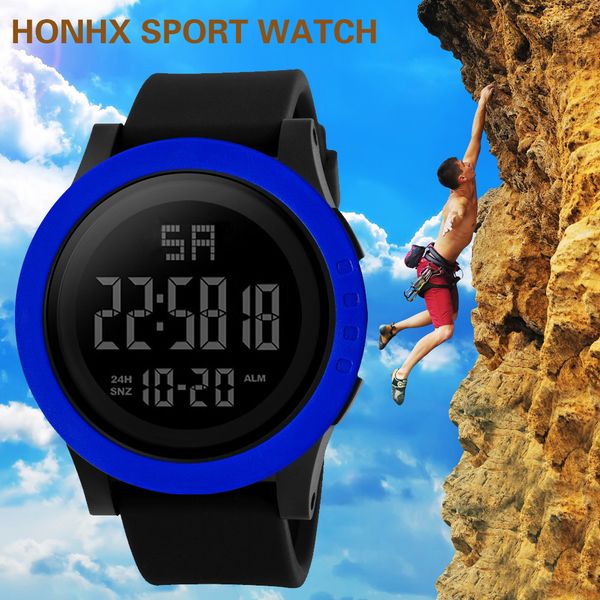 multi function men's digital watch simple plastic case silicone strap male's watches outdoor sports led display watches relogio, Slivery;brown
multi function men's digital watch simple plastic case silicone strap male's watches outdoor sports led display watches relogio, Slivery;brown