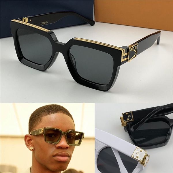 2019 new men brand designer sunglasses 96006 millionaire square frame vintage shiny gold summer uv400 lens style laser logo 1165, White;black
2019 new men brand designer sunglasses 96006 millionaire square frame vintage shiny gold summer uv400 lens style laser logo 1165, White;black