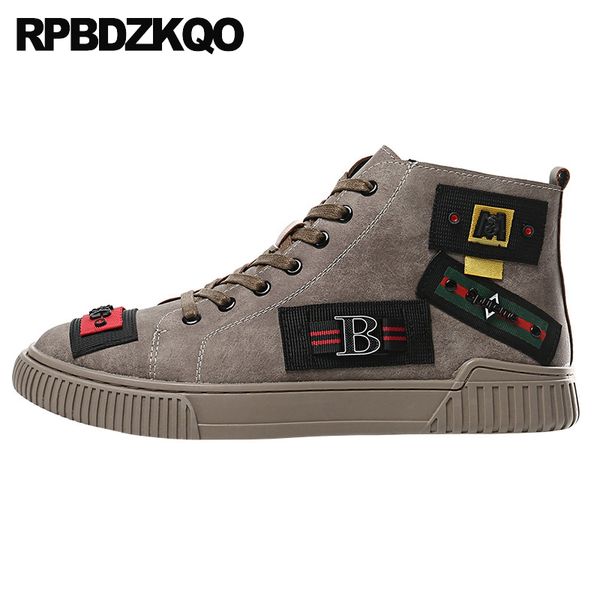 

sneakers trainers italian new brand runway british casual shoes spring and autumn hip hop skate italy men european high 2018, Black