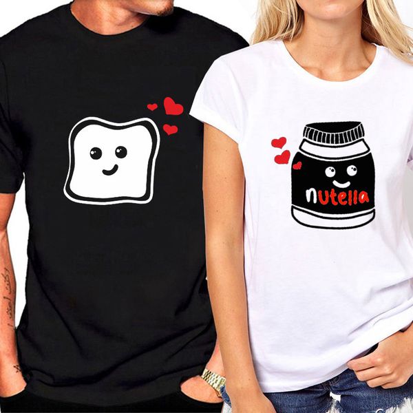 couple t shirt for love short sleeves funny graphic toast and nutella tshirt women 2019 streetwear couple clothes women t-shirt, White
couple t shirt for love short sleeves funny graphic toast and nutella tshirt women 2019 streetwear couple clothes women t-shirt, White