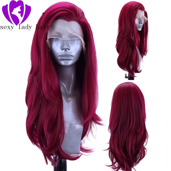 part brazilian wig 13x4 natural wave burgundy lace front wig wine red synthetic glueless lace wigs for black women pre-plucked, Black;brown
part brazilian wig 13x4 natural wave burgundy lace front wig wine red synthetic glueless lace wigs for black women pre-plucked, Black;brown