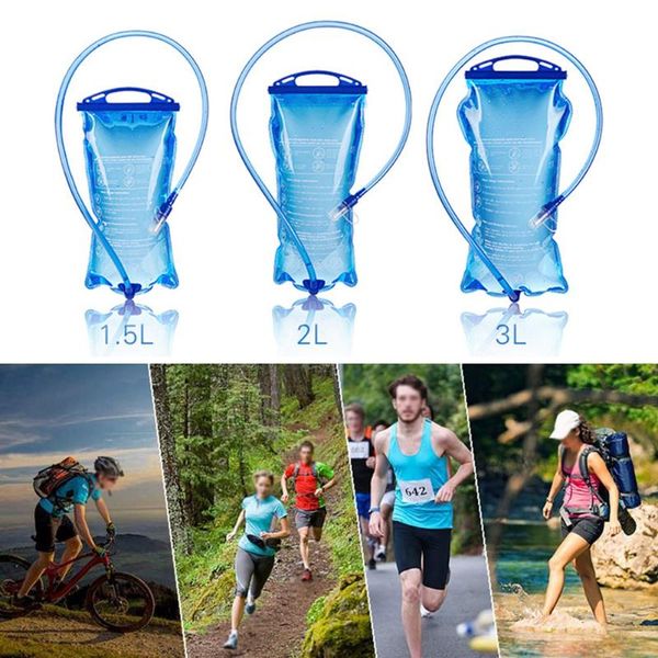1.5l/2l/3l Water Bag For Backpacks Portable Leak-proof Water Storage Bag Reservior For Hiking Cycling Camping Outdoor