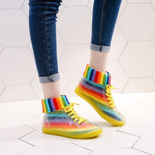 pvc transparent boots women rain boots female winter shoes women ankle boots waterproof rubber lace up booties ladies, Black;red
pvc transparent boots women rain boots female winter shoes women ankle boots waterproof rubber lace up booties ladies, Black;red