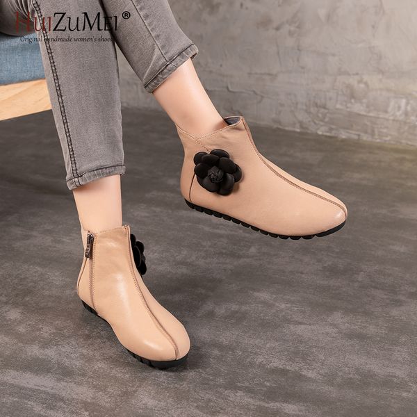 huizumei stylish black 3d women boots hand-made ankle boots retro shoes women fashion soft genuine leather shoes
huizumei stylish black 3d women boots hand-made ankle boots retro shoes women fashion soft genuine leather shoes