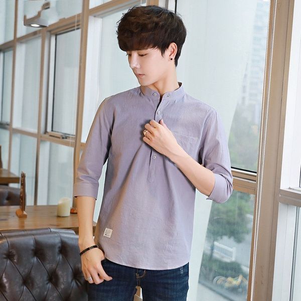 summer slae mens cotton breathable shirts stand collar buttons half sleeve casual shirt loose fit streetwear 3xl, White;black
summer slae mens cotton breathable shirts stand collar buttons half sleeve casual shirt loose fit streetwear 3xl, White;black