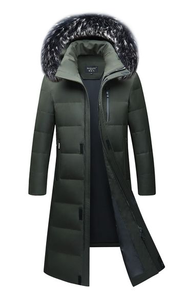 90% long down jackets men winter coat thick warm parkas real fur collar outerwear overcoat snow plus size s-6xl army green, Black
90% long down jackets men winter coat thick warm parkas real fur collar outerwear overcoat snow plus size s-6xl army green, Black