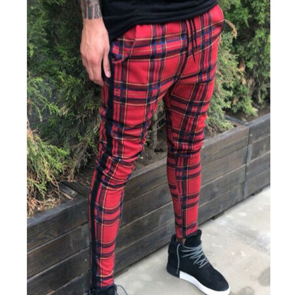 men's long casual sport pants slim fit plaid trousers running joggers sweatpants and comfortable, Black
men's long casual sport pants slim fit plaid trousers running joggers sweatpants and comfortable, Black